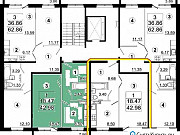 1-комнатная квартира, 43 м², 5/10 эт. Томск