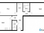 2-комнатная квартира, 78 м², 13/20 эт. Москва