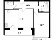 2-комнатная квартира, 54 м², 11/17 эт. Мытищи