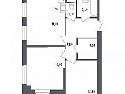 3-комнатная квартира, 61 м², 11/23 эт. Москва