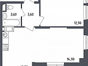 2-комнатная квартира, 47 м², 6/22 эт. Москва