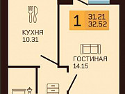 1-комнатная квартира, 32 м², 2/3 эт. Ростов-на-Дону