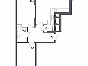 2-комнатная квартира, 70 м², 17/23 эт. Москва