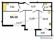 2-комнатная квартира, 55 м², 11/15 эт. Владимир