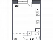 1-комнатная квартира, 26 м², 2/17 эт. Видное