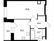 1-комнатная квартира, 36 м², 16/18 эт. Мытищи