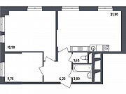 2-комнатная квартира, 61 м², 17/22 эт. Москва