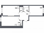 2-комнатная квартира, 58 м², 11/23 эт. Москва